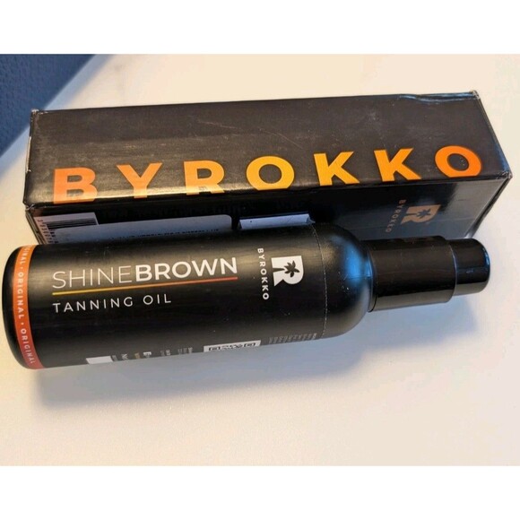 BYROKKO Shine Brown Oil Tan Tanning Accelerating Premium Original 150ml DHL - Picture 3 of 3